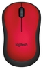 Logitech M220 Ambidextrous Wireless Silent Mouse (Optical Laser,  USB for Windows/Mac/Chrome OS/Linux) - RED