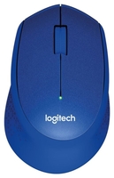 Logitech M330 Silent Plus Wireless Mouse (USB for Windows/Mac/Chrome OS/Linux) - Blue