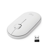 Logitech Pebble M350 Wireless Mouse with Bluetooth or 2.4 GHz Receiver Silent Slim Computer Mouse with Quiet Click for Laptop Notebook PC and Mac