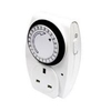 Masterplug Tm24 24-hour Mechanical Segment Timer With Switch And Power Neon Indicator