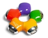 MEDIA TECH 4 Port Funky Colour USB 2 0 Hub MT5023