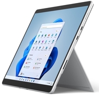 Microsoft Surface Pro 8,  Intel Core i5-1145G7,  16GB RAM,  256GB SSD,  13" 2880 x 1920 Touchscreen,  Intel Iris Xe,  Windows 11 Pro,  Platinum (Commercial)