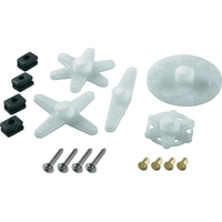 MODELCRAFT SERVO MOUNTING SET WITH SERVO HORNS