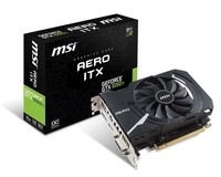MSI GeForce GTX 1050 Ti AERO ITX 4GB OC GDDR5 Graphics Card