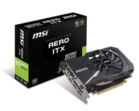 MSI GeForce GTX 1060 AERO ITX 6GB OC GDDR5 Graphics Card