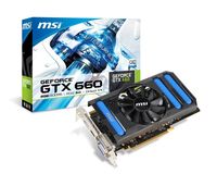 MSI GeForce GTX 660 2GB GDDR5 Dual DVI HDMI DisplayPort PCI-E Graphics Card