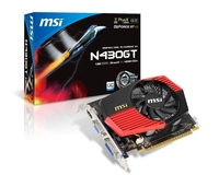 MSI GT 430 1GB GDDR3 1800MHz DVI HDMI D-SUB PCI-E Graphics Card