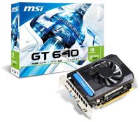 MSI GT 640 4GB GDDR3 VGA DVI HDMI PCI-E Graphics Card