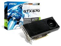 MSI GTX 670 OC Edition 2GB GDDR5 Dual DVI HDMI DisplayPort PCI-E Graphics Card