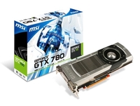 MSI GTX 780 3GB GDDR5 6008MHz Dual-DVI HDMI DisplayPort PCI-E Graphics Card