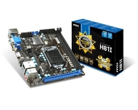 MSI H81I Socket 1150 VGA DVI HDMI 8 Channel Audio Mini-ITX Motherboard
