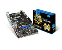 MSI H81M-P33 Socket 1150 VGA DVI 8 Channel Audio mATX Motherboard