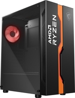 MSI MAG VAMPIRIC 011C Mid Tower Gaming Computer Case Black AMD RYZEN Edition