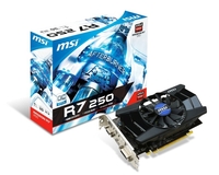 MSI R7 250 1GB GDDR5 VGA DVI HDMI PCI-E Graphics Card