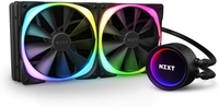 NZXT Kraken X63 RGB 280mm All-In-One Hydro CPU Cooler with RGB Lighting 2x 140mm RGB PWM Fans CAM Control Intel/AMD