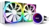 NZXT Kraken X63 RGB White 280mm All-In-One Hydro CPU Cooler with RGB Lighting 2x 140mm RGB PWM Fans CAM Control Intel/AMD