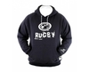Optimum Adult Rugby Hooded Top Navy/ Orange Xl.