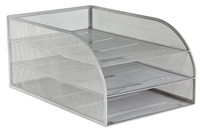 Osco Mesh 3 Tray Assembled Silver
