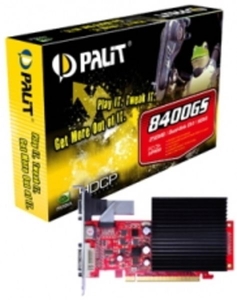 Palit 8400GS 256MB DDR2 DVI VGA PCI-E Graphics Card
