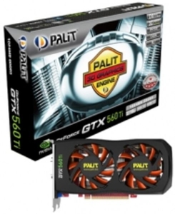 Palit GTX 560Ti Sonic 1GB GDDR5 Dual DVI VGA HDMI PCI-E Graphics Card