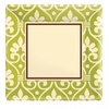 Party - Natural Damask Paper Plates 26.6cm Eco Range 8pk - Amscan