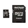 PATRIOT Signature Flash - Flash memory card (microSDHC to SD/mini SD adapters included ) - 4 GB - Class 4 - microSDHC