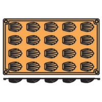 Pavoni Formaflex Silicone 20 Mini Madeleine Moulds