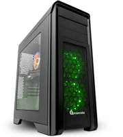 PC Specialist Vanquish Vertex XL 1070Ti Gaming PC,  AMD Ryzen 7 2700X Eight Core CPU,  16GB DDR4,  1TB HDD,  240GB SSD,  No-DVD,  NVIDIA GTX 1070Ti 8GB,  WIFI,  Windows 10 Home (64-bit)