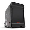 Phanteks Evolv ITX Glass Mini-ITX Case - Black/Red