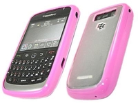 Pink Elite 2 Tone Case BlackBerry 8900 Curve
