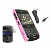 Pink Mesh NET Case LCD Screen Protector Car Charger - BlackBerry 9700 Bold 9780 Onyx