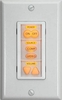 PixiePlus Display Control Module Amber (Single Gang)