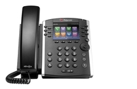 Poly VVX 411 IP Phone - Corded - Wall Mountable - 12 x Total Line - VoIP - Speakerphone - 2 x Network (RJ-45)