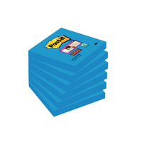 Post-it Notes Super Sticky 76 x 76mm Mediterranean Blue