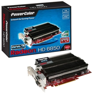 PowerColor HD 6850 SCS3 Silent 1GB GDDR5 Dual DVI HDMI DisplayPort PCI-E Graphics Card Dirt3 Edition