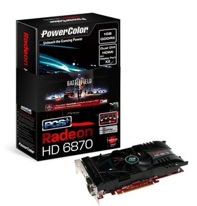 PowerColor HD 6870 Battlefield 3 Edition 1GB GDDR5 Dual DVI Dual Mini DisplayPort HDMI PCI-E Graphics Card