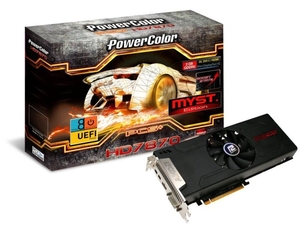 PowerColor HD 7870 Myst PCS+ Edition 2GB GDDR5 DVI HDMI Dual Mini DisplayPort PCI-E Graphics Card
