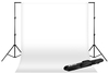 Professional Photo Studio Backdrop Kit + White Backdrop