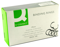Q CONNECT BINDING RINGS 19MM PK100