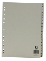 Q CONNECT INDEX A-Z A4 20PART BUFF