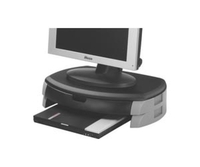 Q Connect Monitor/ Printer Stand with Drawer - Black