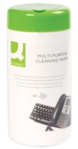 Q Connect Telephone/Multi Purpose Anti Bacterial - 100 Tub