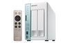 QNAP TS-251A-4G 8TB (2 x 4TB WD RED PRO) 2 Bay NAS Unit with 4GB RAM
