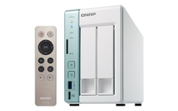 QNAP TS-251A-4G 8TB (2 x 4TB WD RED PRO) 2 Bay NAS Unit with 4GB RAM