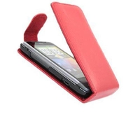 Red FlipMatic Easy Clip On Vertical Pouch Case - HTC Desire Z