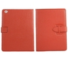 Red Multi Function Wallet Case Hand Strap Apple iPad 2 iPad 3 The New iPad Retina Display