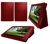 Red PadWear Stand and Type Multi-Functional Case with Sleep Sensor - Asus EEE Pad Transformer
