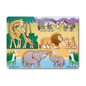 Safari Peg Puzzle - Melissa Doug