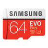 Samsung EVO Plus 64GB 4K Ready MicroSDXC Memory Card UHS-I U1 with SD Adaptor