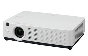 Sanyo XGA 4000 ANSI ILC System 2000:1 Low Power Consumption 1.73-2.08:1 lens Dual Data Inputs Network Control.